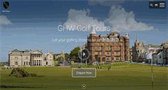 Desktop Screenshot of golfholidaysworldwide.com